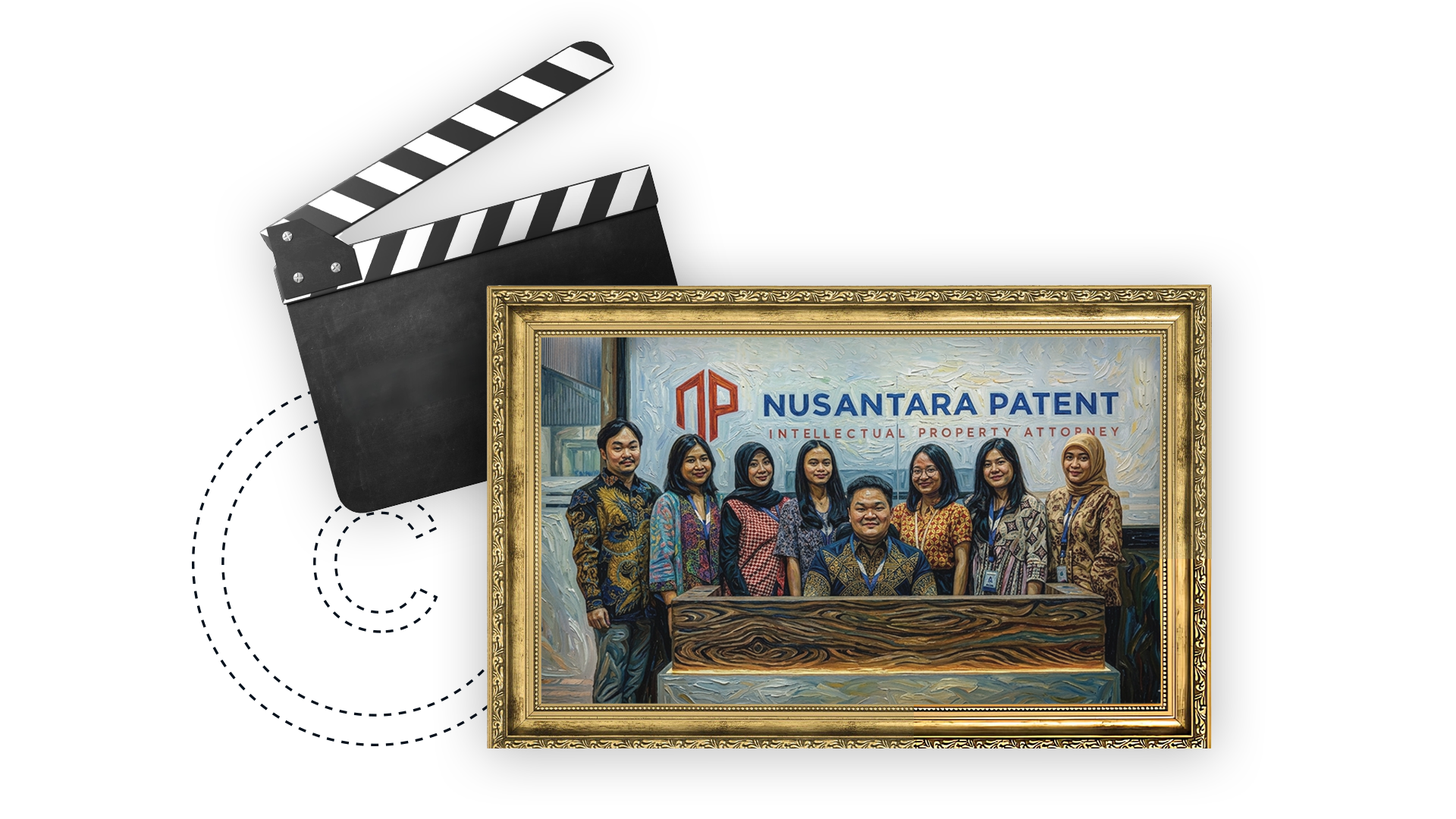 Ilustrasi keahlian hak cipta Nusantara Patent
